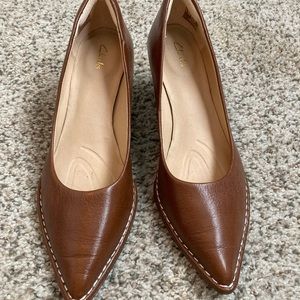 Clarks Leather Heels